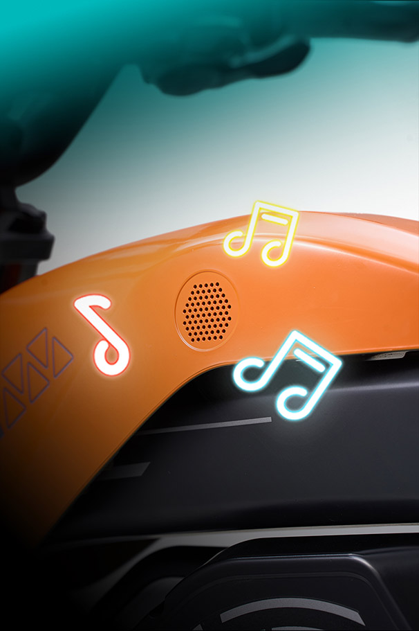 Customize personal cycling sound effects